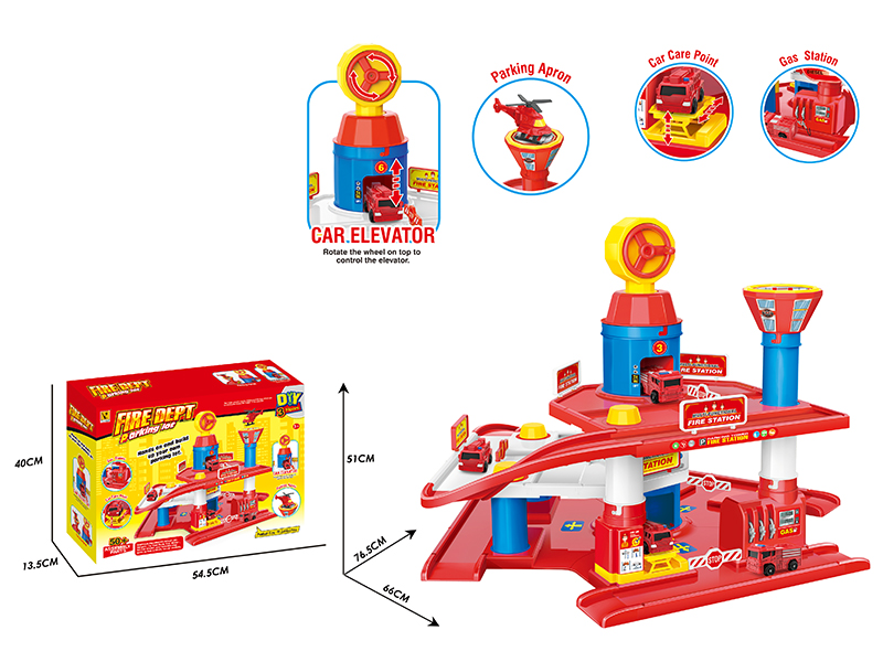 Fire Engine Parking Lot