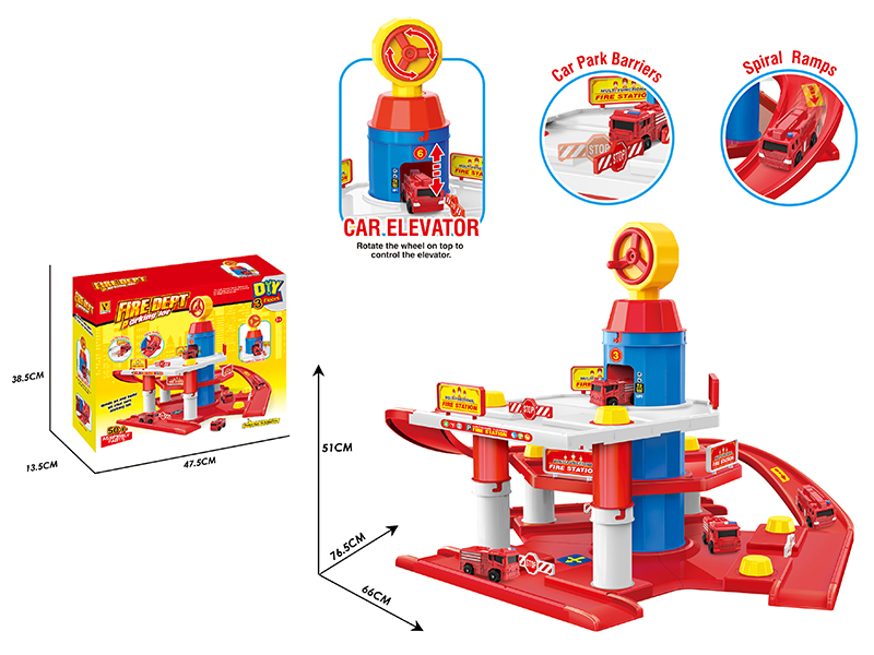 Fire Engine Parking Lot