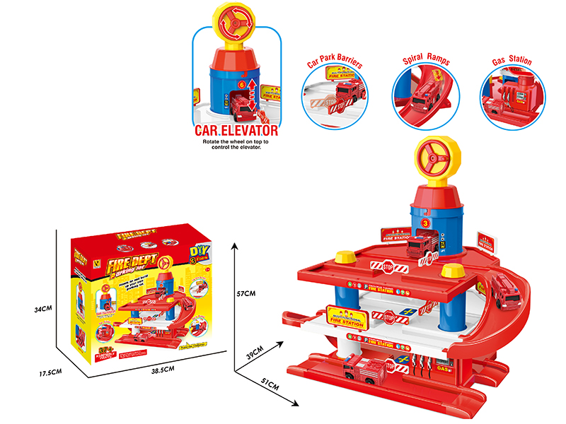 Fire Engine Parking Lot