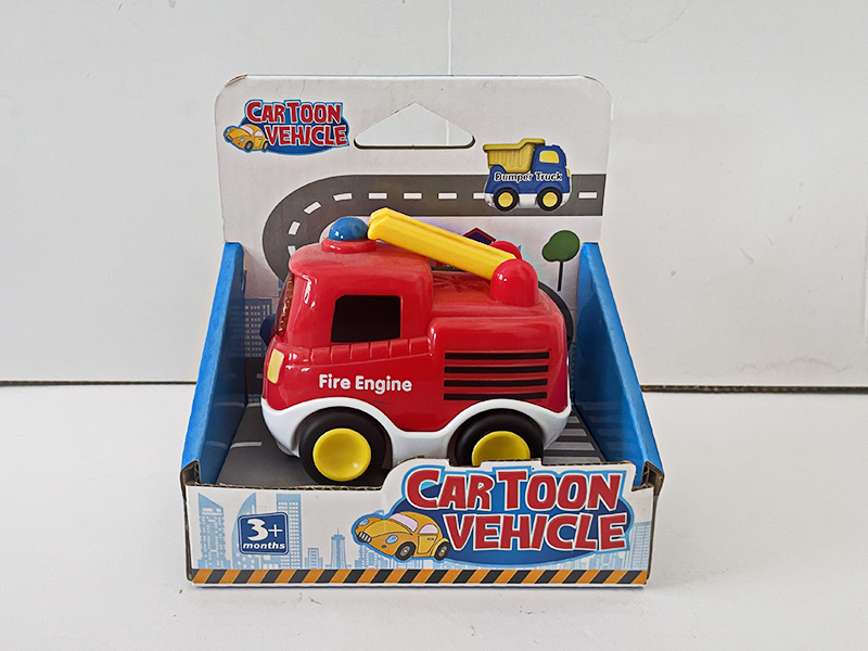 Slide Cartoon Fire Engine With Light And Music
