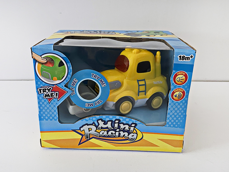Slide Cartoon Road Roller With Light And Music