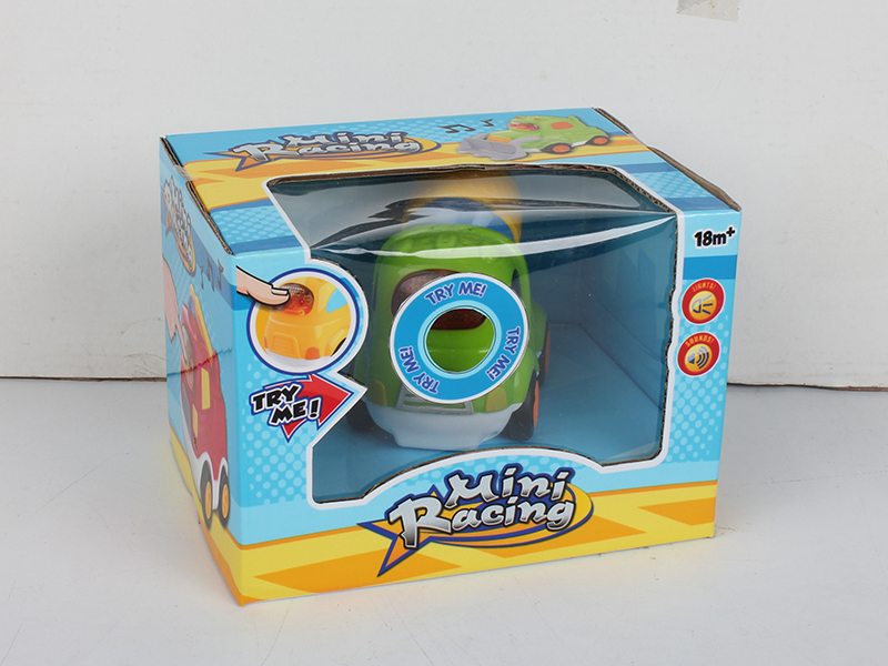 Slide Cartoon Concrete Mixer With Light And Music