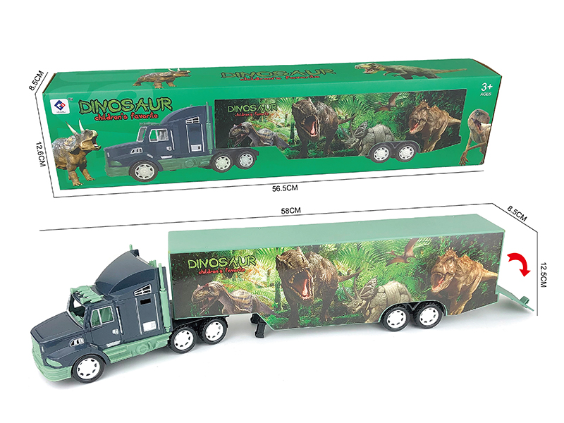 Friction Dinosaur Container Truck