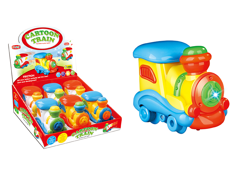 Friction Locomotive(Light And Music)6PCS/Box