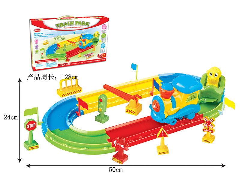Rail Train(B/O,Light And Music)25PCS