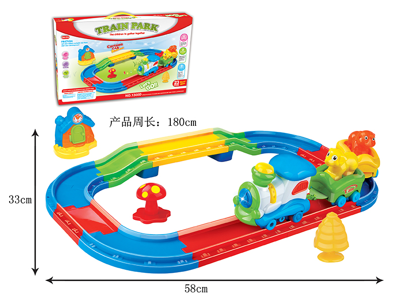 Rail Train(B/O,Light And Music)23PCS
