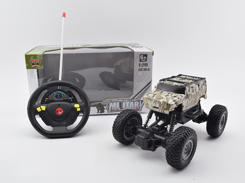 4-Channel Remote Control Hummer Military Graffiti Climbing Car