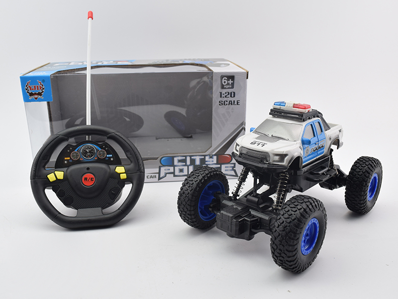 4-Channel Remote Control Police Car Climbing Car