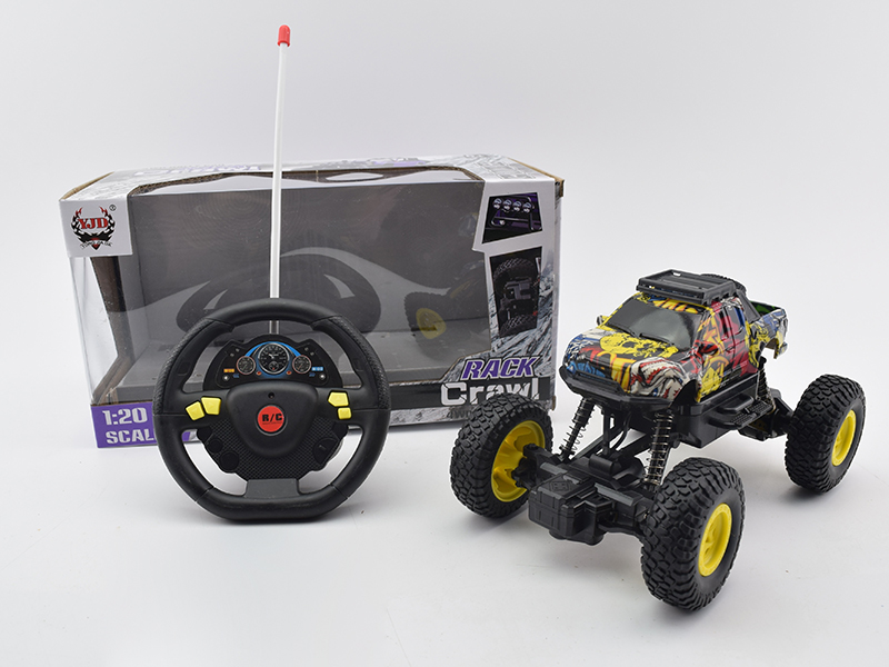 4-Channel Remote Control Graffiti Climbing Car