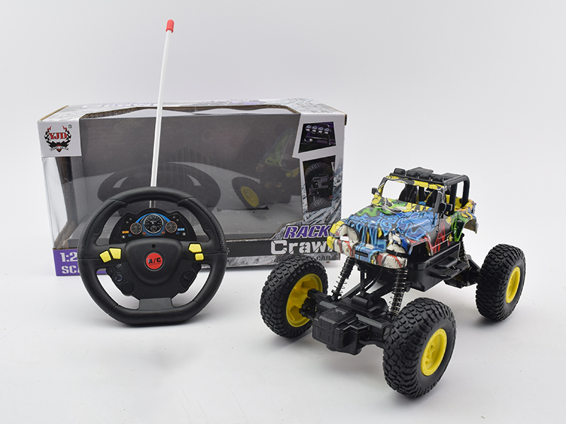 4-Channel Remote Control Wrangler Graffiti Climbing Car