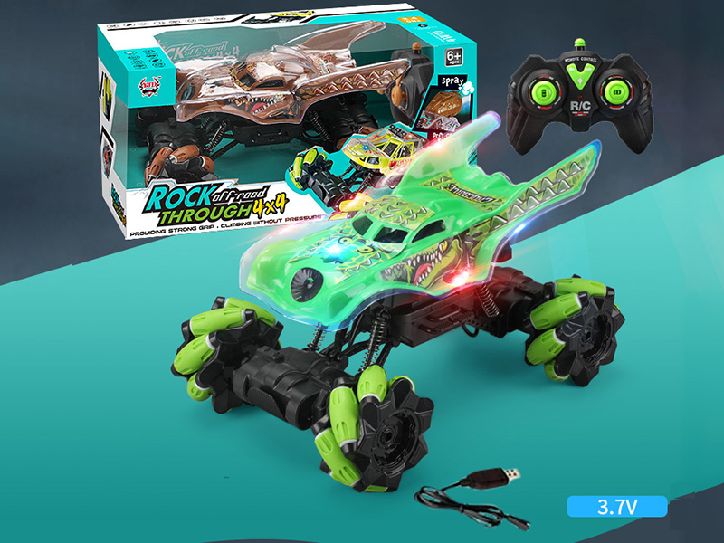 11-Channel Remote Control 4WD Crocodile Cross-Country Climbing Car With Light