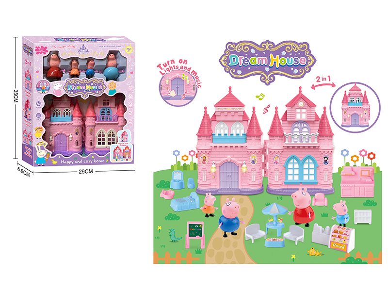 Piggy Castle Set Toy