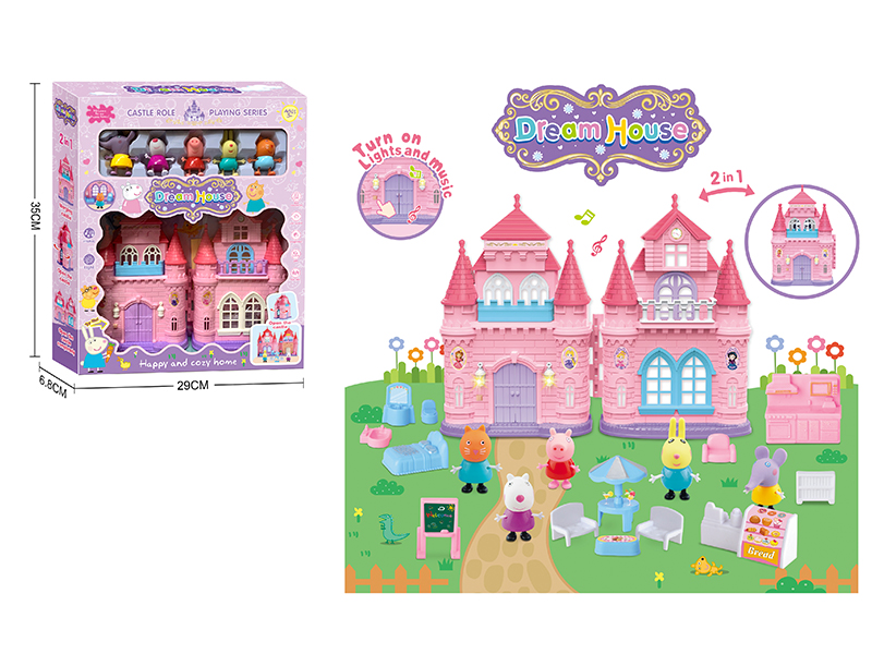 Piggy Castle Set Toy