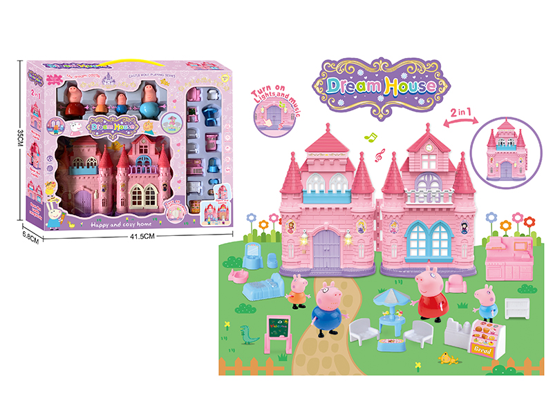 Piggy Castle Set Toy