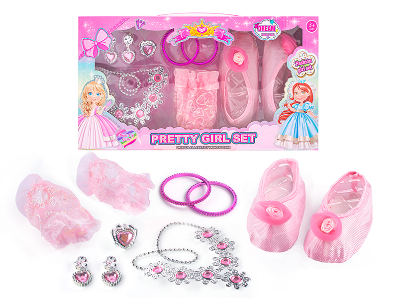 Princess Fairy Stick Electroplating Crown Ornament Set