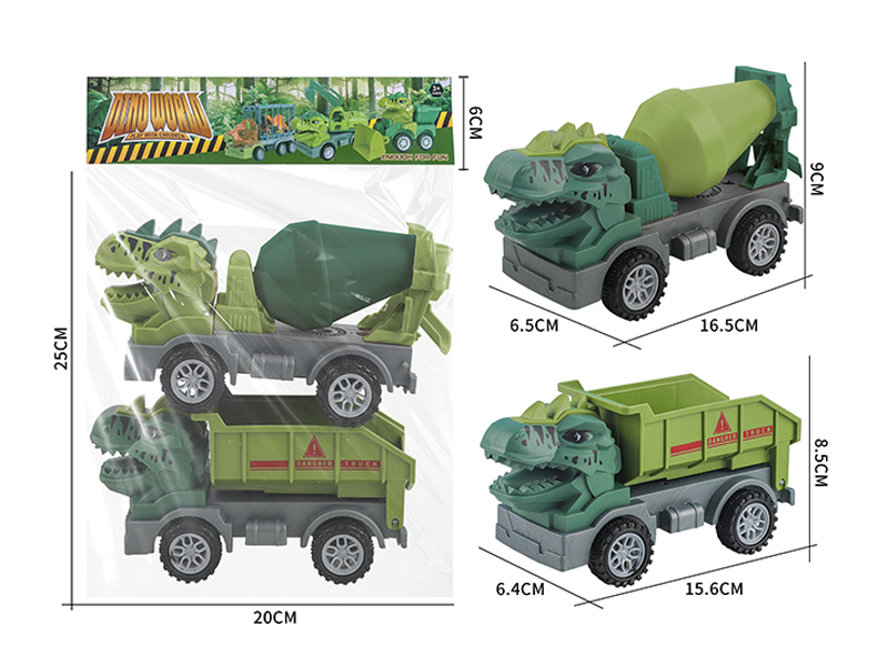 Slide Dinosaur Bucket Truck Mixer