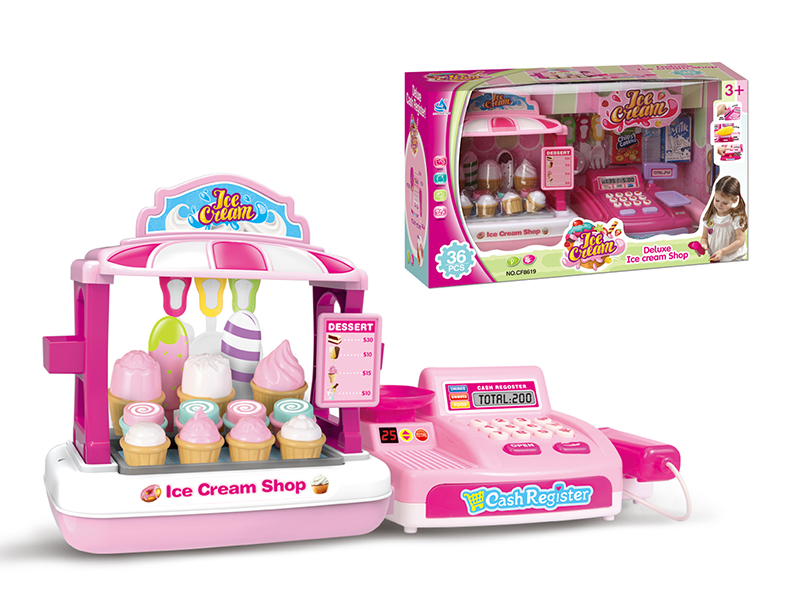 Cash Register + Ice Cream Shop