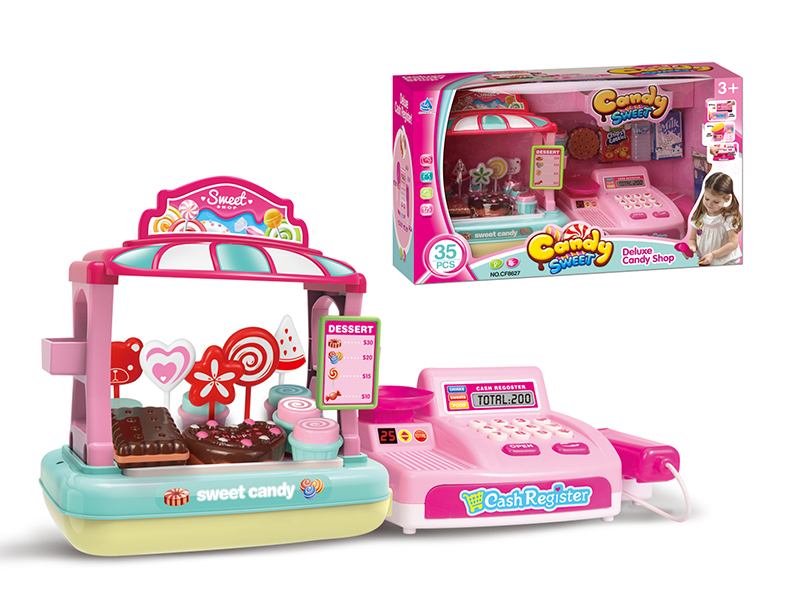 Cash Register + Sweet Shop 35PCS