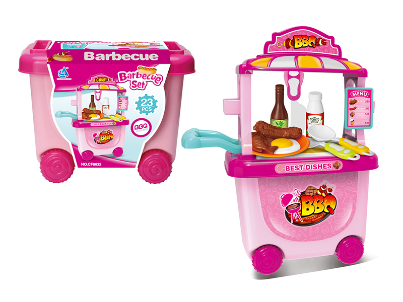 Barbecue Shop Storage Bucket (Girl)23pcs