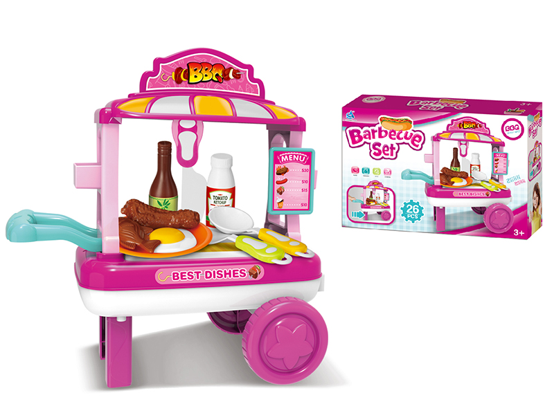 Barbecue Cart (Girl)26PCS