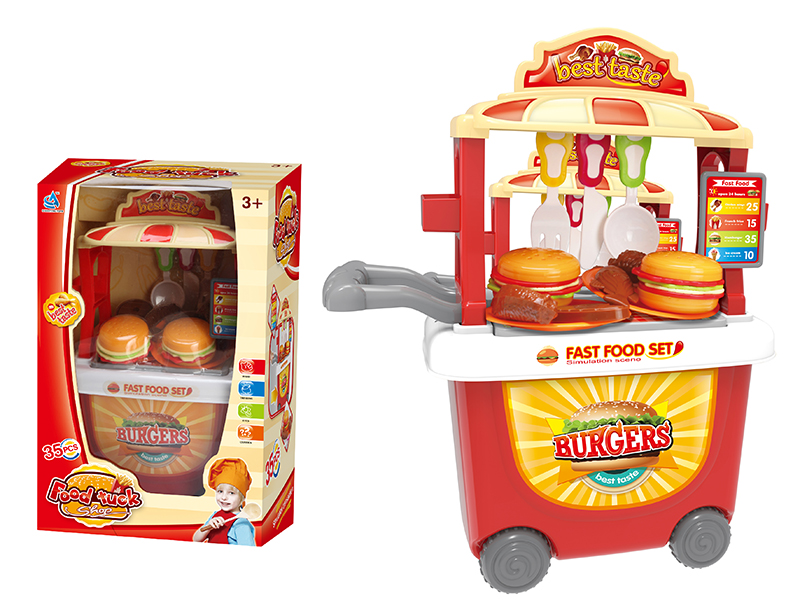 Hamburger Fast Food Truck 35PCS