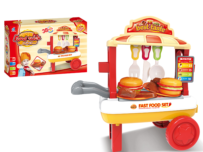Hamburger Fast Food Truck 38pcs