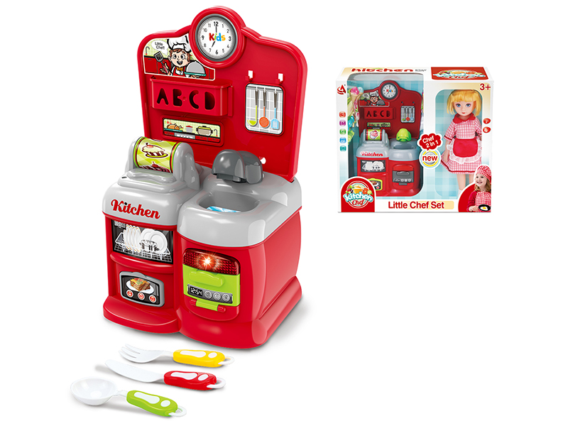 Sweet Shop Kitchen Play Set + Doll