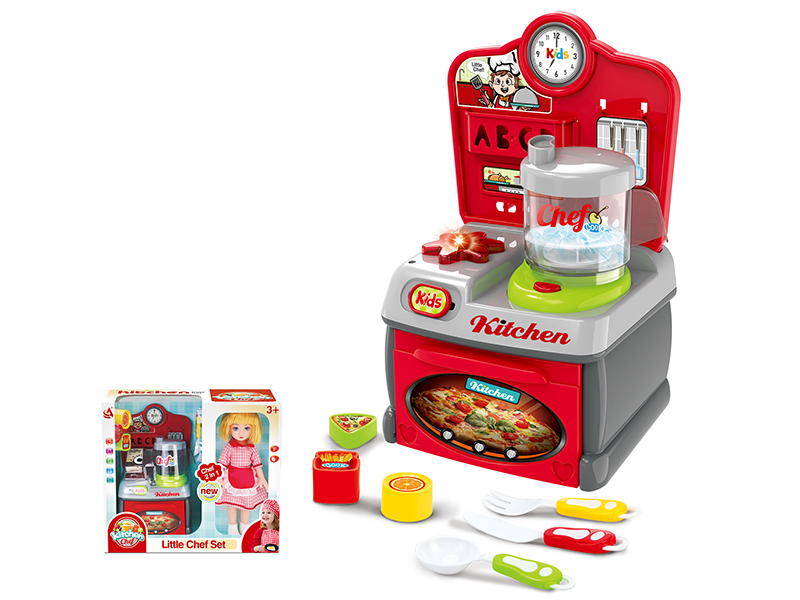 Coffee Shop Play Set + Doll