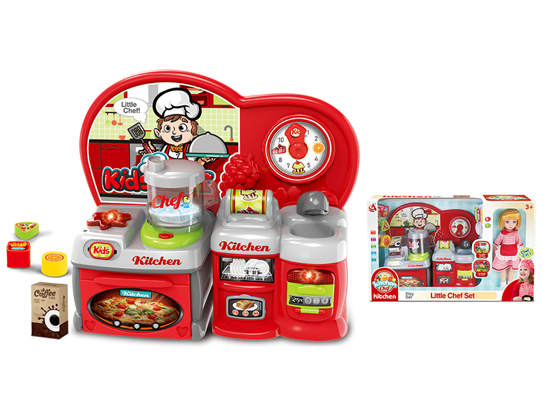 Coffee Shop 2-In-1 Pretend Play Toy + Doll
