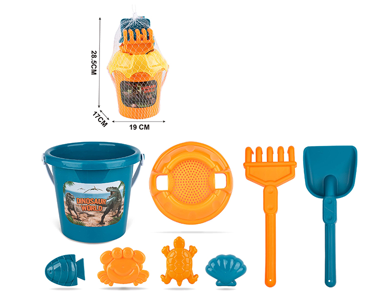 8pcs Sand Bucket Set