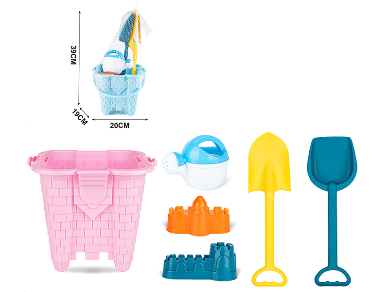 6pcs Sand Bucket Set