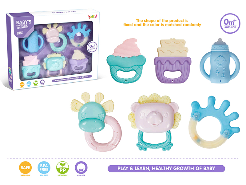Baby Rattles 6pcs