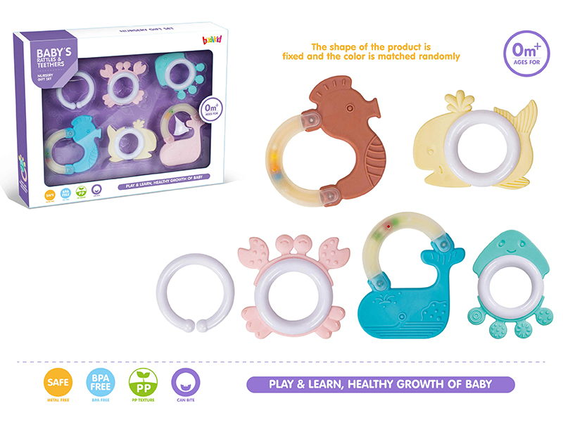 Baby Rattles 6pcs