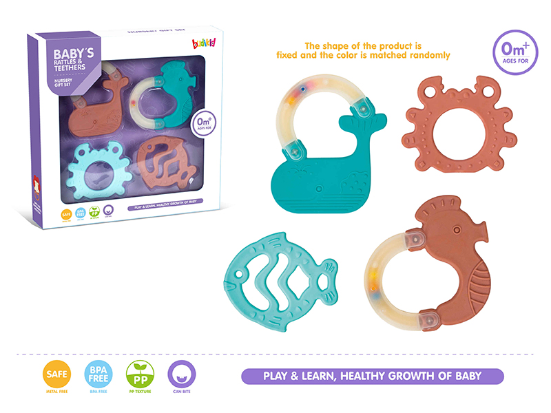 Baby Rattles 4pcs