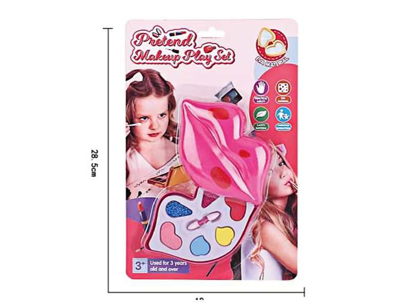 Children'S Simulation Makeup Colorless And Tasteless Accessories Toys(Lips Layer 2)