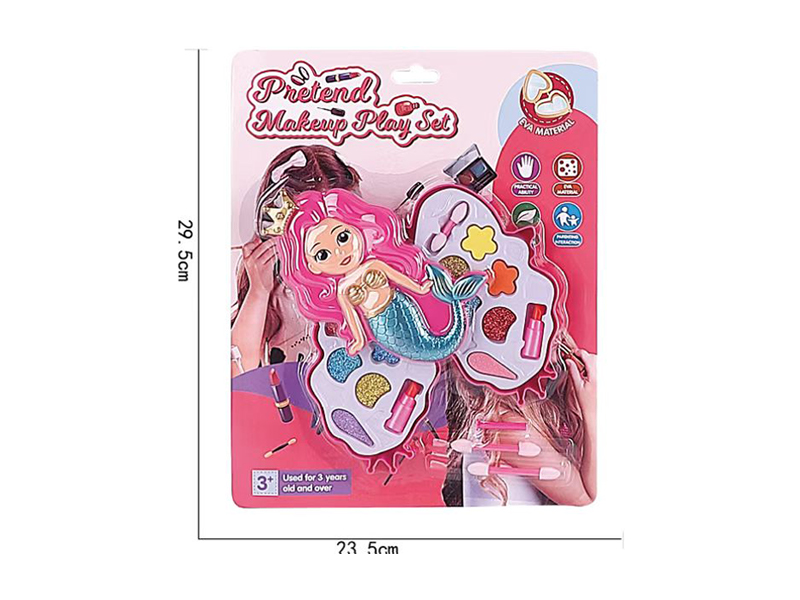 Children'S Simulation Makeup Colorless And Tasteless Accessories Toys(Mermaid Layer 3)