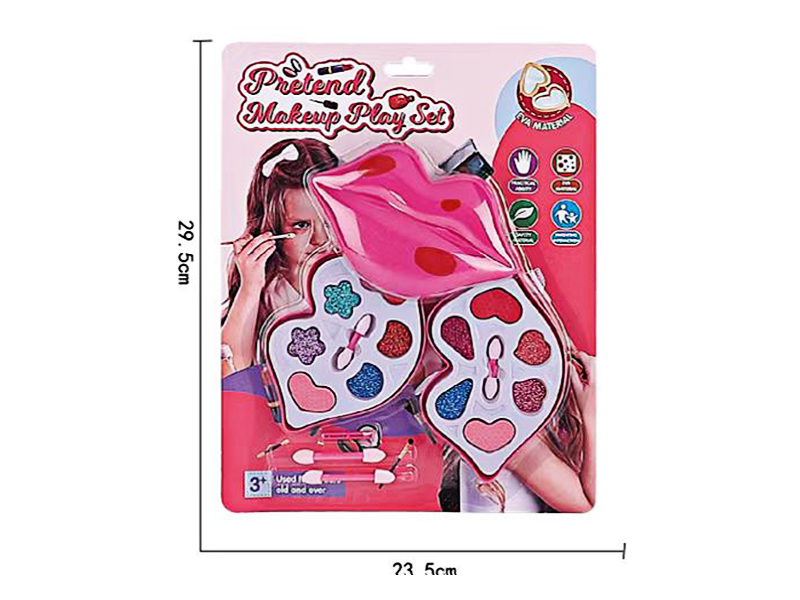 Children'S Simulation Makeup Colorless And Tasteless Accessories Toys(Lips Layer 3)