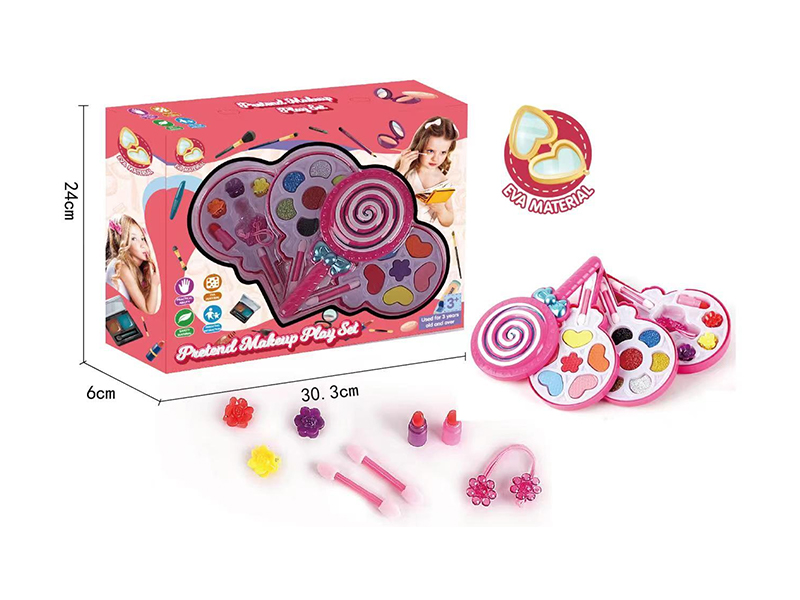 Children'S Simulation Makeup Colorless And Tasteless Accessories Toys(Strawberry Layer 4)