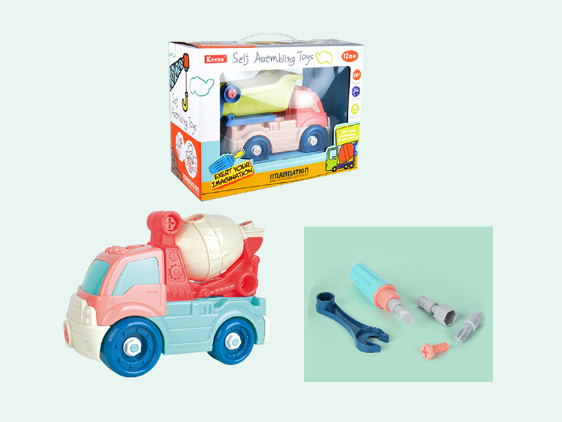 DIY Assembly Engineering Truck - Concrete Mixer