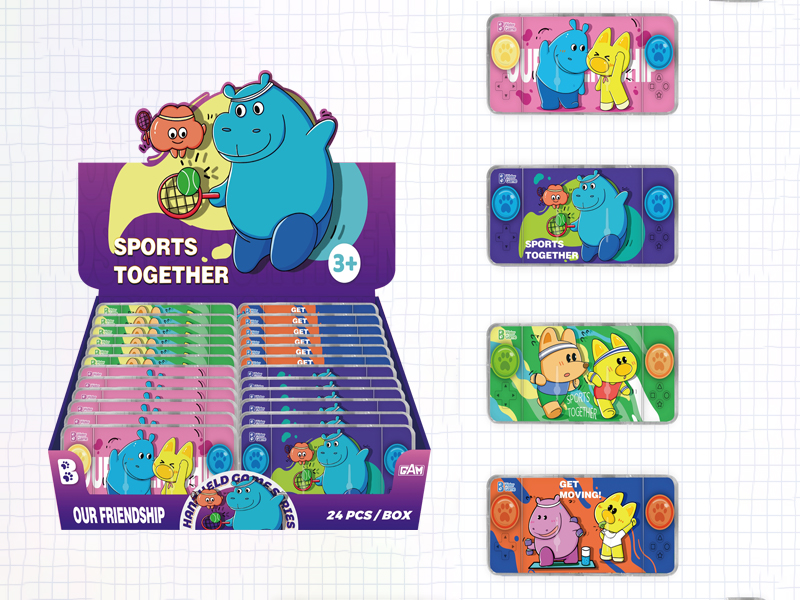 24Pcs Hippo Transparent Water Machine