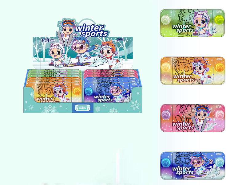 24Pcs Ski Transparent Water Machine