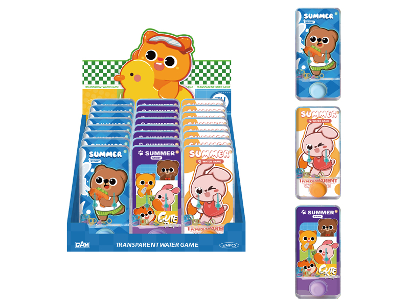 24Pcs Animal Party Transparent Water Machine