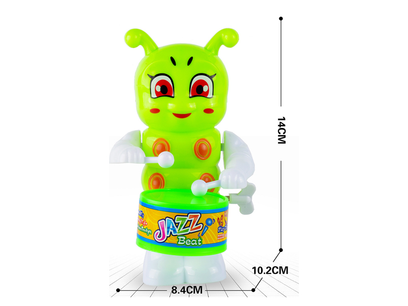 Wind Up Tangbao Swinging And Beating Drums