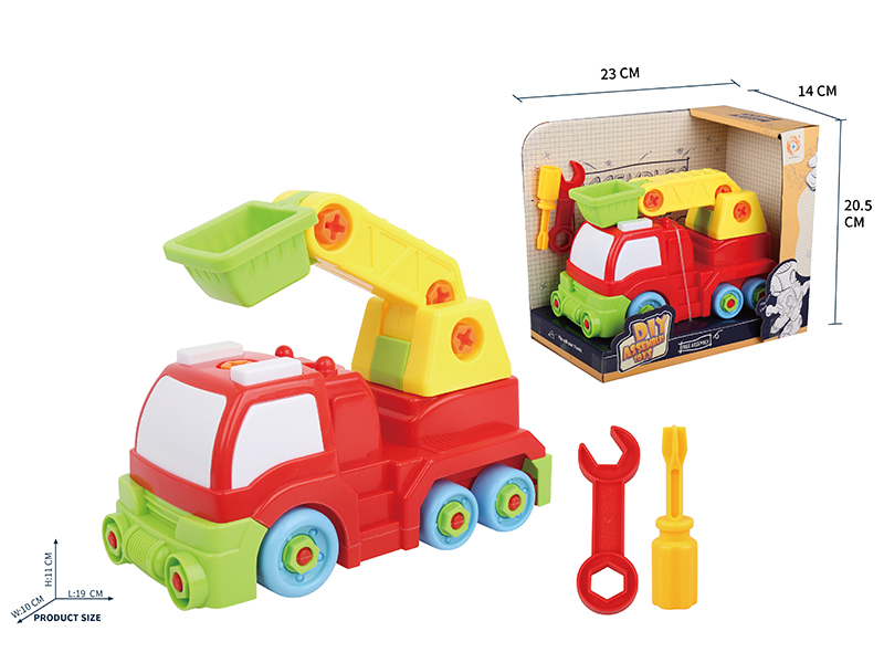 DIY Assembly Fire Engine