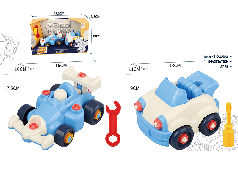 DIY Assembly Karting + Convertible Car