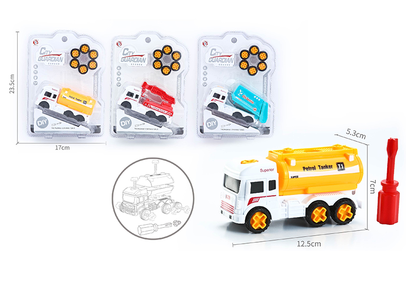 DIY Assembly City Engineering Truck