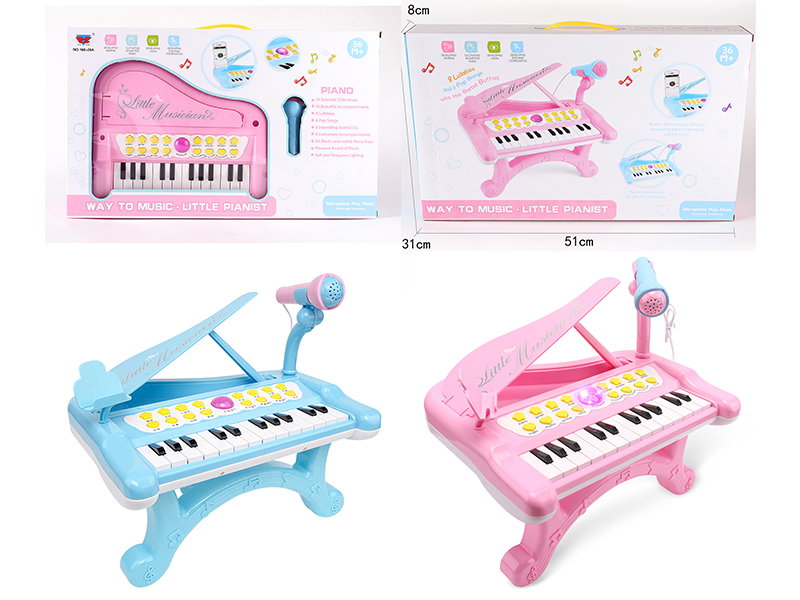 Electronic Organ With Microphone