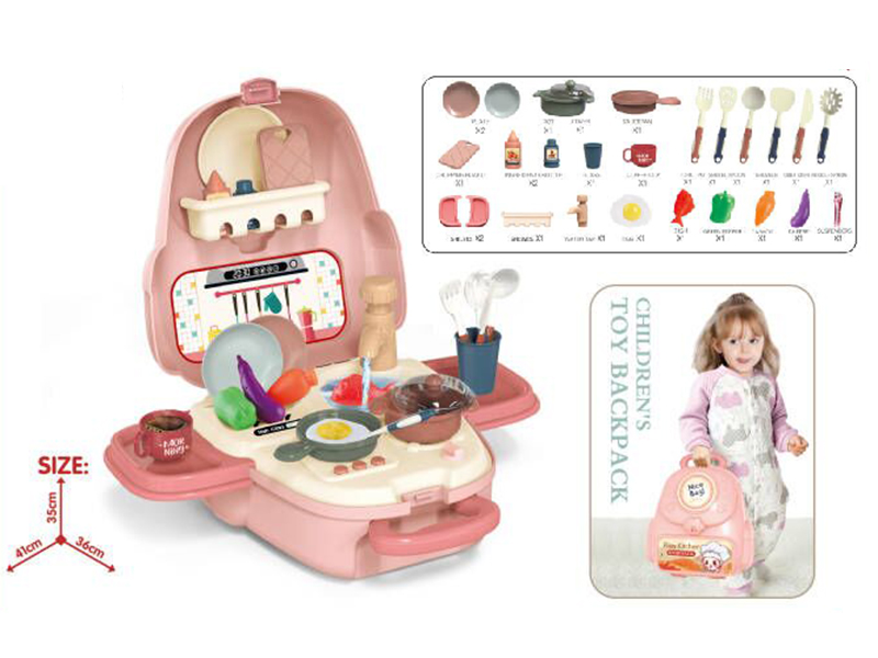 Kitchen Toy Backpack 26pcs