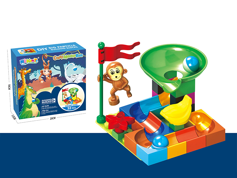 32Pcs Monkey Ball Block