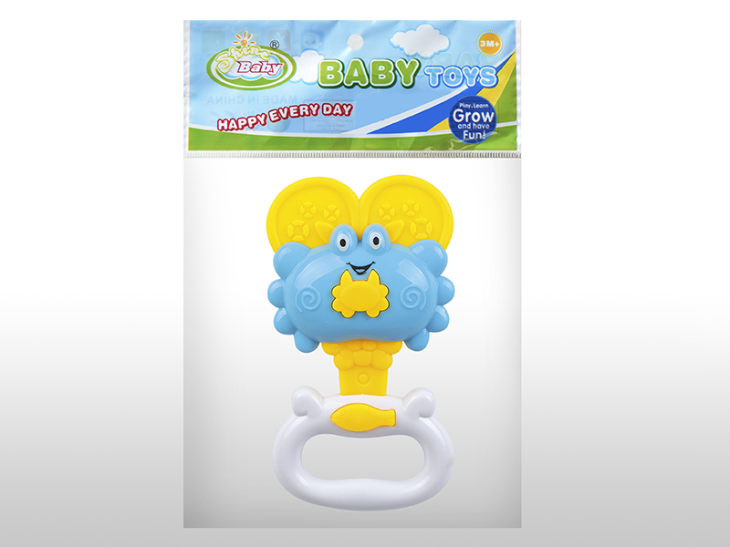 Soft Plastic Crab Baby Rattle